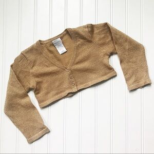 •Perfectly Dressed• gold shrug sweater